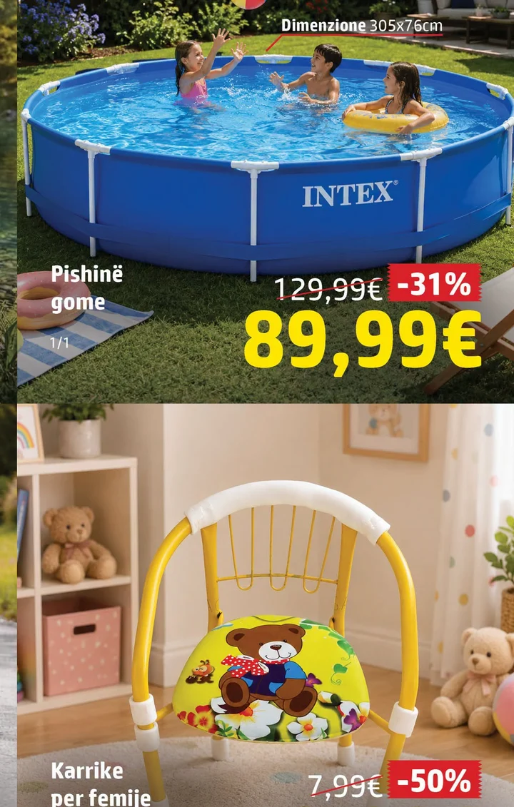 Pishine Gome 305X76CM