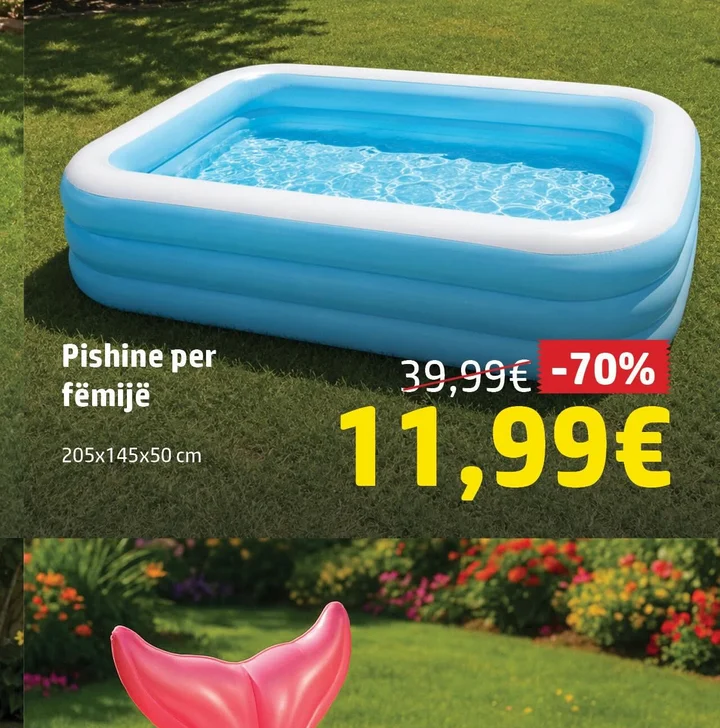 Pishinë për Fëmijë 205X145X50 Cm
