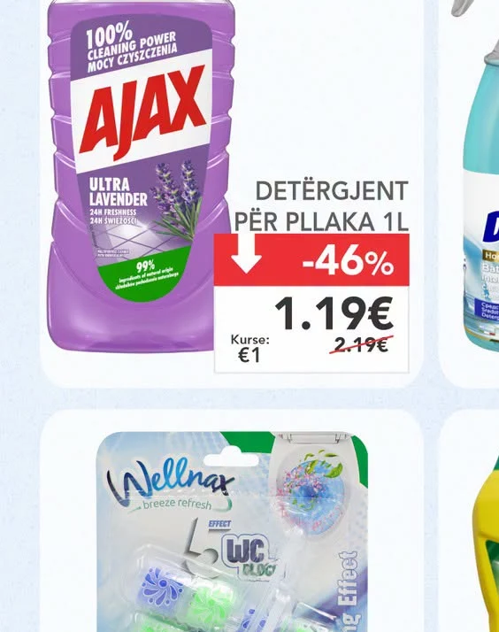Detergjent për Pllaka 1L