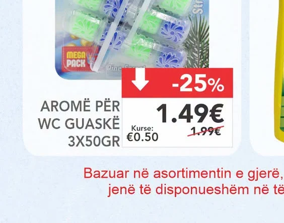 Aromë për Wc Guaskë 3X50GR