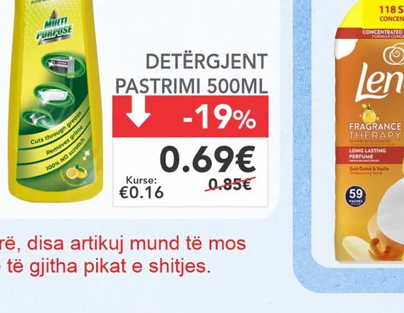 Detergjent Pastrimi 500ML