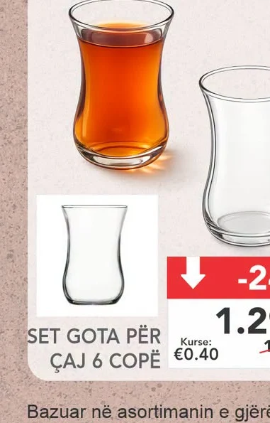 Set Gota per Caj 6 Cope