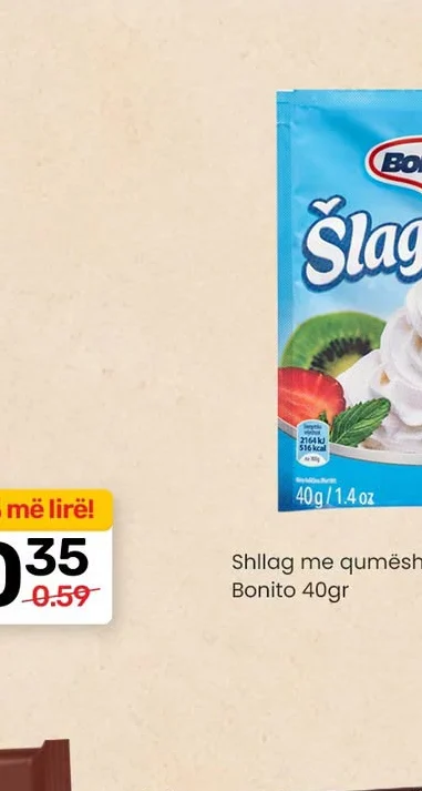 Shllag me Qumesht Bonito 40GR