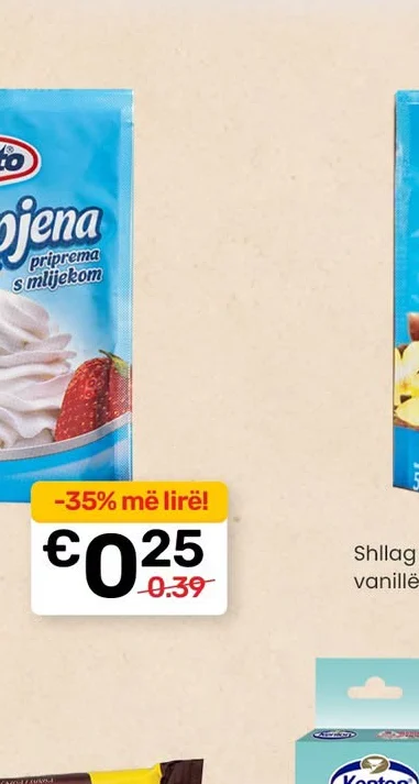 Shllag me Shije Vanille Bonito 50GR
