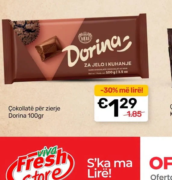 Cokollate per Zierje Dorina 100GR