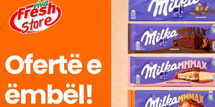 Cokollate Alpine, Noisette 250GR dhe Cheesecake, Karamel 300GR Milka