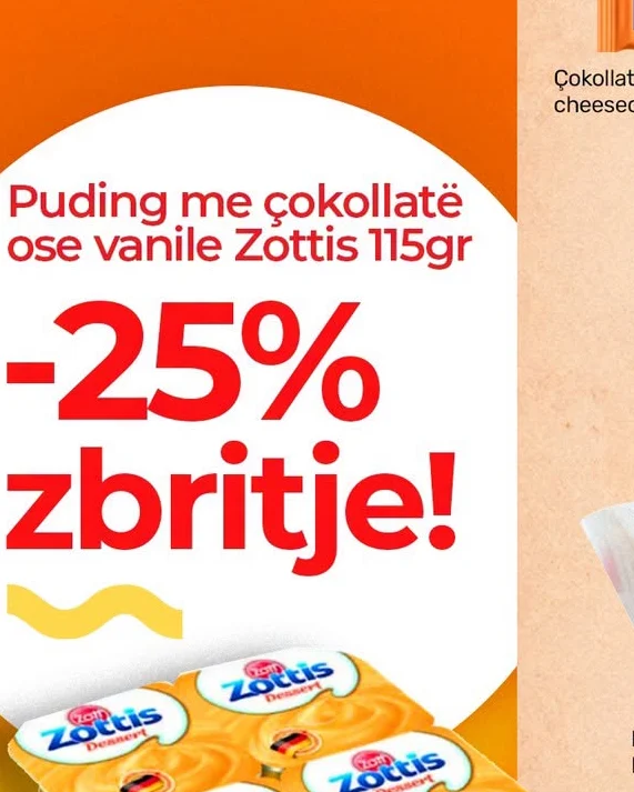 Puding me Cokollate Ose Vanile Zottis 115GR