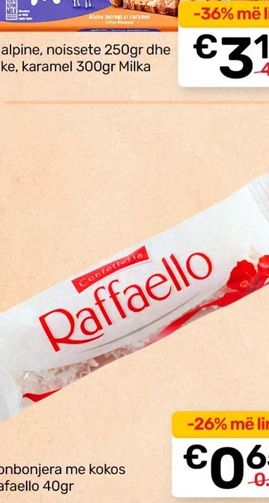 Bonbonjera me Kokos Rafaello 40GR