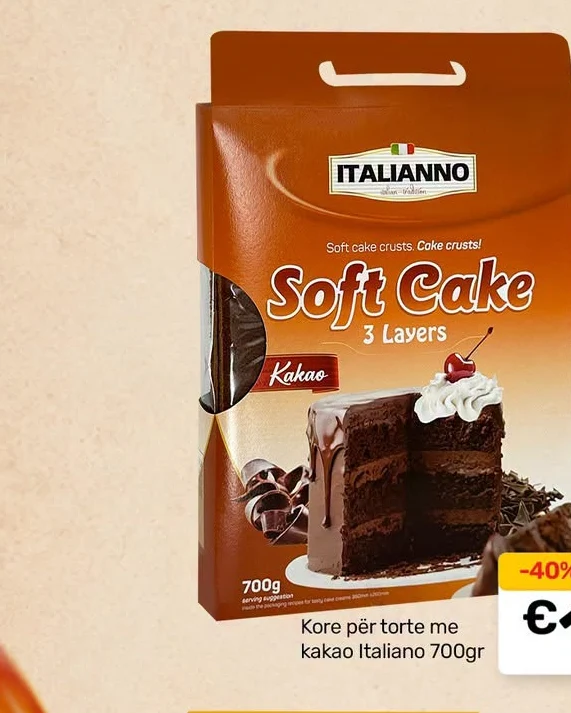 Kore per Torte me Kakao Italianno 700GR