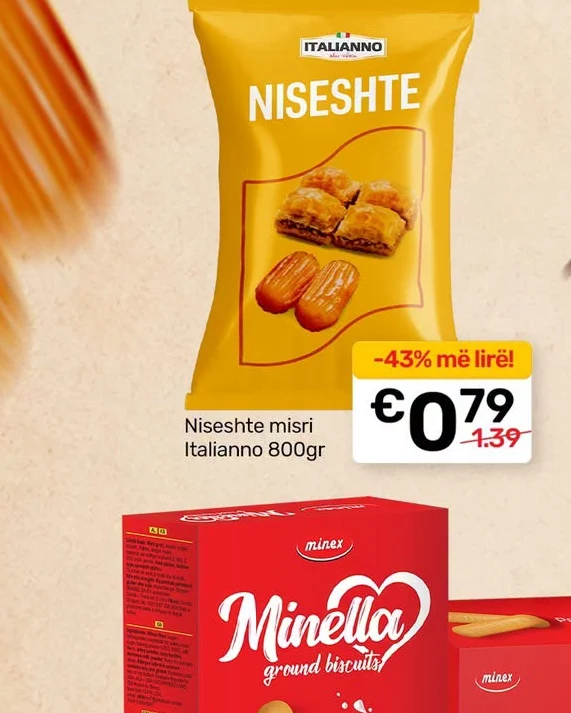 Biskota Te Thata Ose Te Bluara Minex 300GR