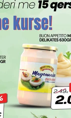 Buon Appetito Majonez Delikates 630GR