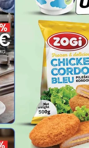 Zogi Chicken Cordon Bleu Pule 500GR