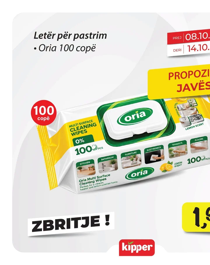 Letër për Pastrim Oria 100 Copë