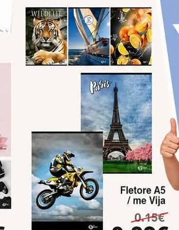 Fletore A5 me Vijë
