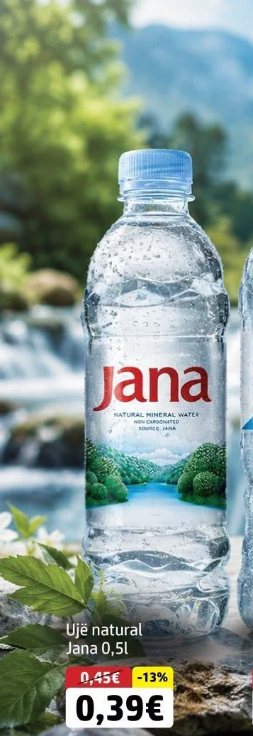 Ujë Natural Jana 0,5L