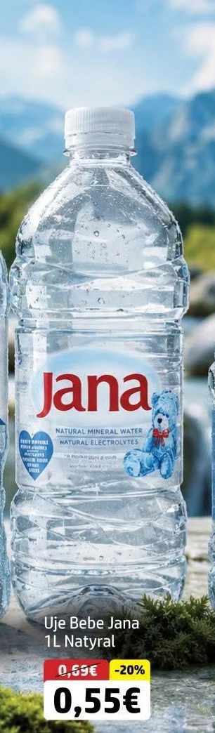 Ujë Bebe Jana 1L Natyral