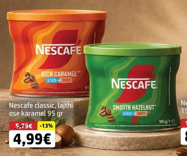 Nescafe Classic, Lajthi Ose Karamel 95 Gr
