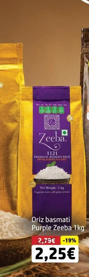 Oriz Basmati Purple Zeeba 1KG