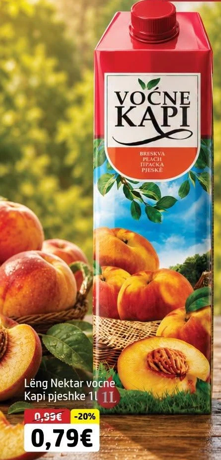 Lëng Nektar Vocne Kapi Pjeshke 1L