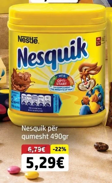 Nesquik për Qumesht 490GR