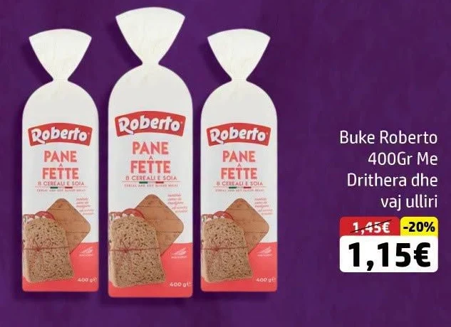 Buke Roberto 400GR me Drithera dhe Vaj Ulliri