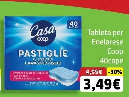 Tableta per Enelarese Coop 40COPE