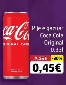 Pije E Gazuar Coca Cola Original