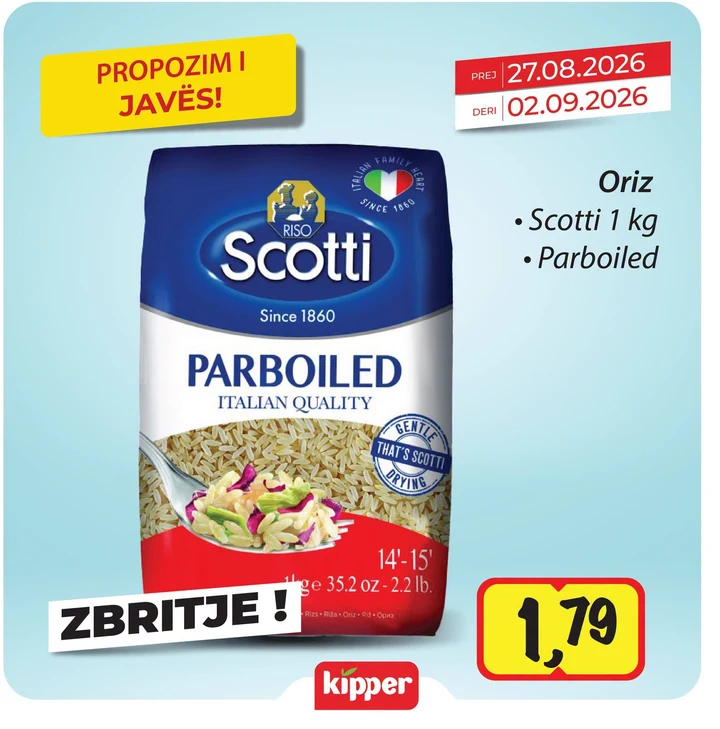 Oriz Scotti 1 Kg Parboiled