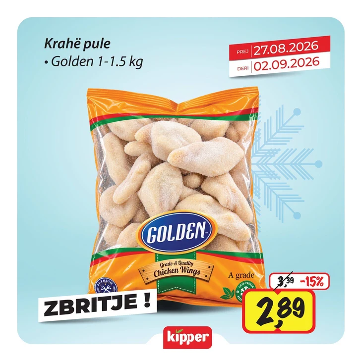 Krahë Pule Golden 1-1.5 Kg
