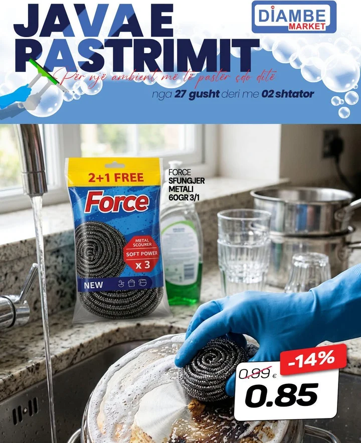 Force Sfungjer Metali 60GR 3/1
