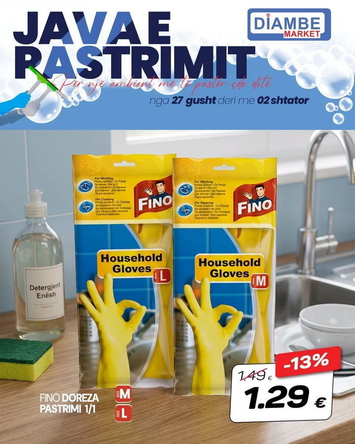 Fino Doreza Pastrimi 1/1 Size M & L