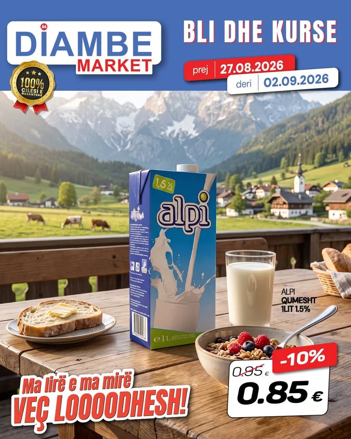 Alpi Qumesht 1 Lit 1.5%