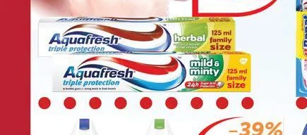 Pastë për Dhëmbë Herbal & Mild & Minty 125ML, Aquafresh