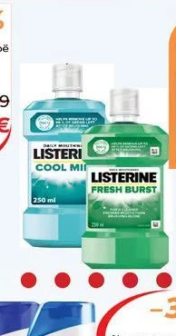 Shpëlarës Goje Fresh Burst & Cool Mint 250ML, Listerine