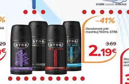 Deodorant për Meshkuj 150ML, STR8