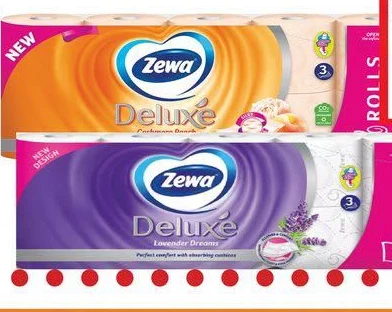 Letër Tualeti Pjeshkë & Lavander 8+2 Copë, Zewa