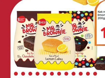 Kek me Cokollate, Limon & Candy, 200G, Mr Brownie