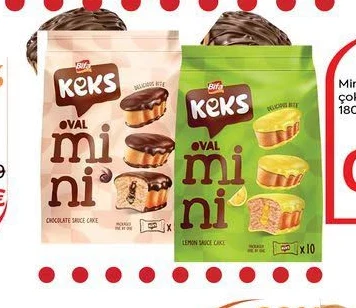 Mini Kek me Cokollate & Limon 180G, Bifa