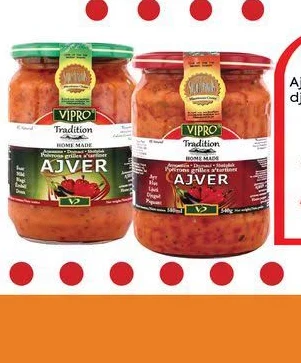 Ajvar I Ëmbël & Djegës 580ML, Vipro