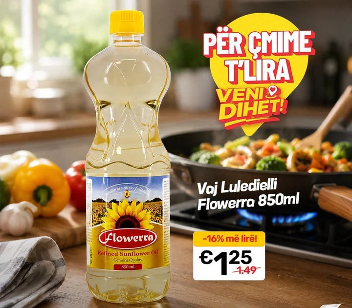 Vaj Luledielli Flowerra 850ML