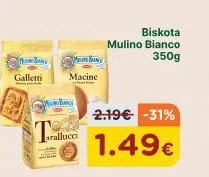Biskota Mulino Bianco 350G
