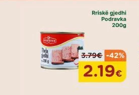 Rriskë Gjedhi Podravka 200G