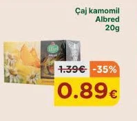 Çaj Kamomil Albred 20G