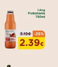 Lëng Frutomania 750ML
