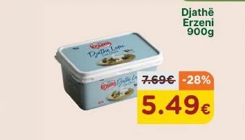 Djathë Erzeni 900G