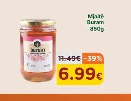 Mjaltë Buram 850G