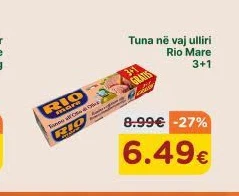 Tuna në Vaj Ulliri Rio Mare 3+1