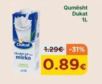 Qumësht Dukat 1L