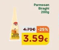Parmesan Biraghi 200G