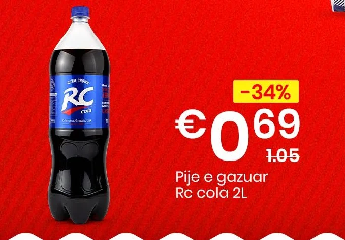 Pije E Gazuar Rc Cola 2L